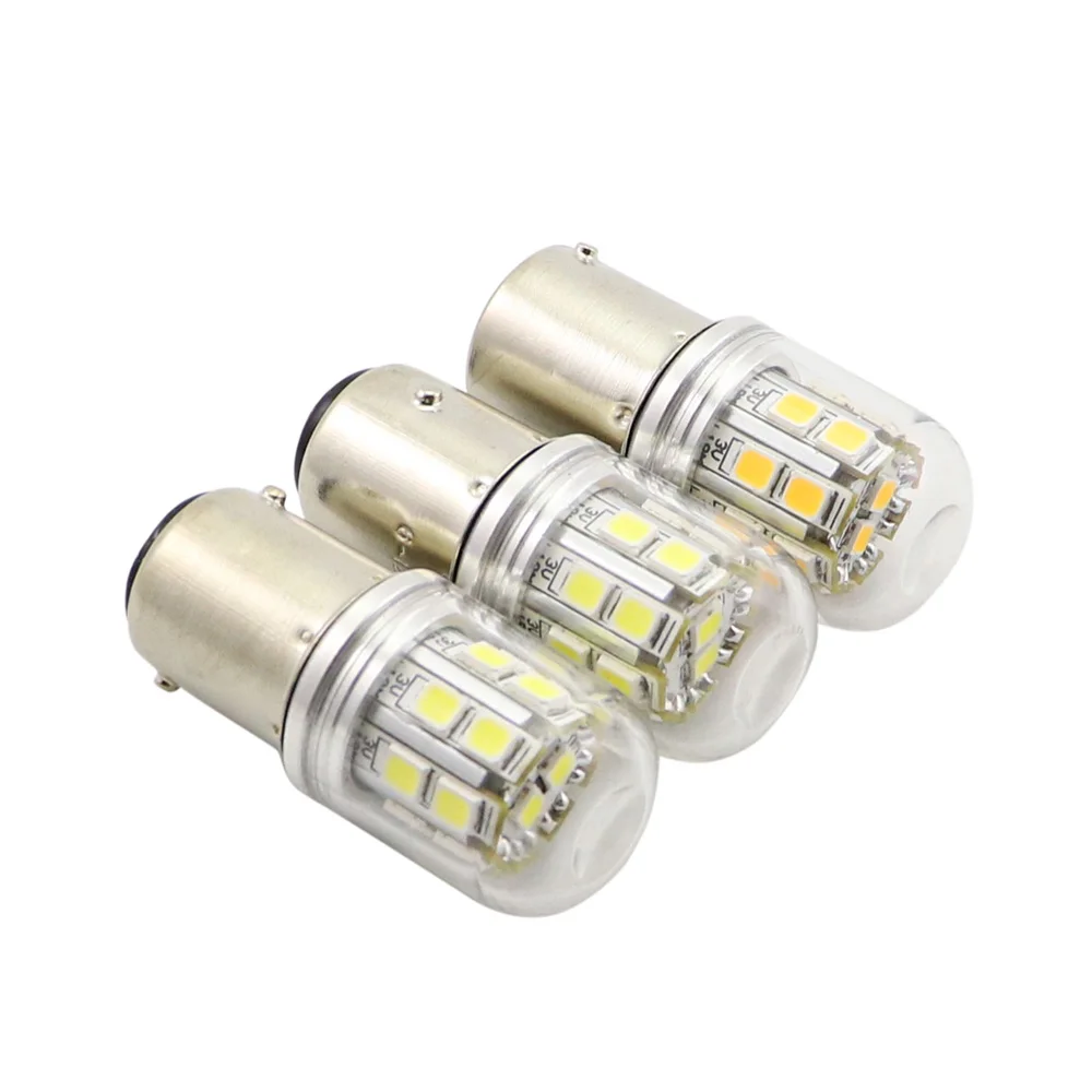 Mcdrlled Super Bright 6-12v 1156 P21w Led Ba15s R5w R10w Reserve Lamps Auto Brake Bulb Car Signal White