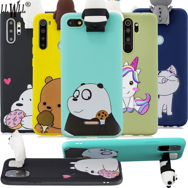 3D Toys Flip Stand Cartoon Case For Honor 7A 5.45&quot Unicorn Cat Dolls Silicone Cover dua l22 | Мобильные телефоны и