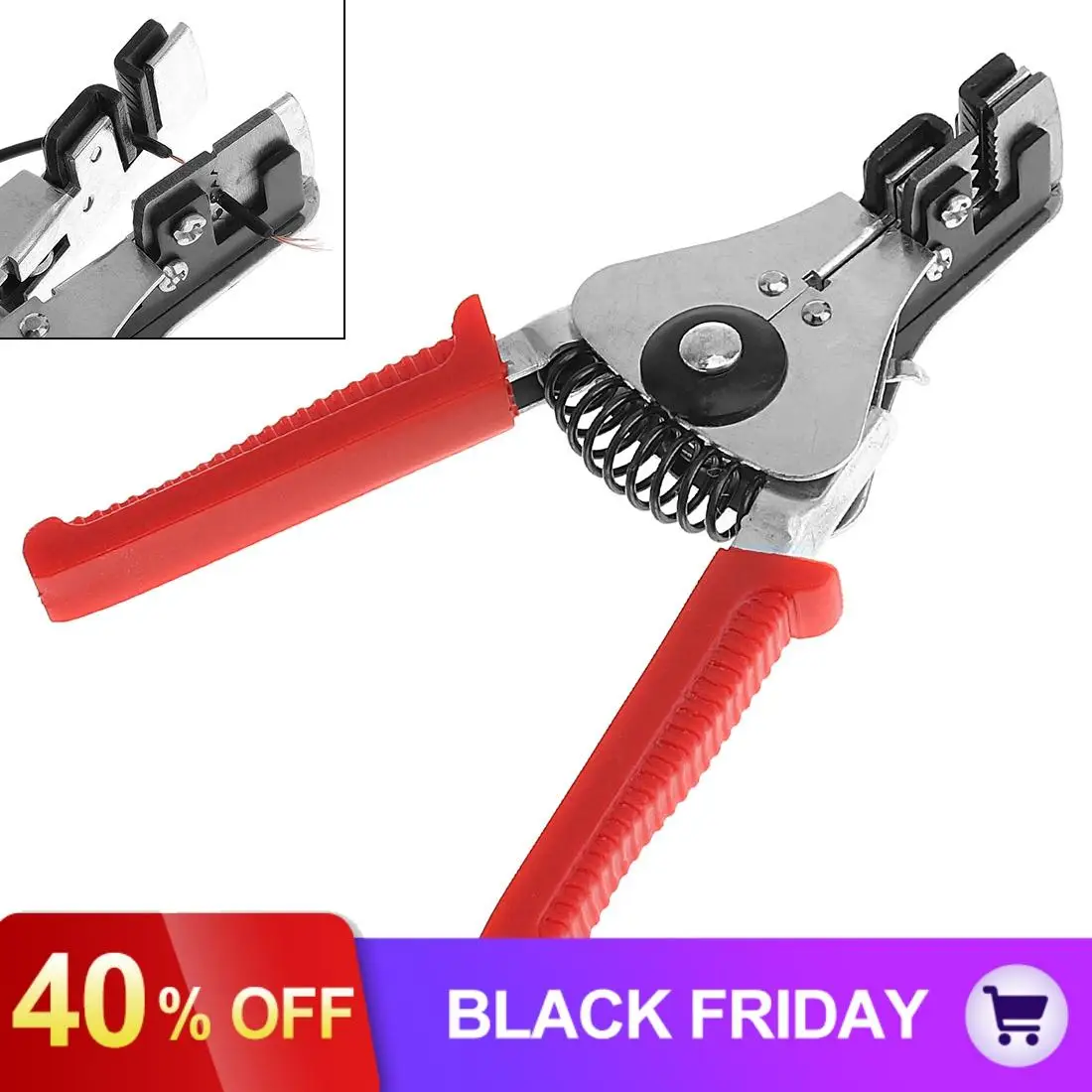 7 дюймов многофункциональный автоматический инструмент для зачистки проводов обжимные клещи b-тип 6 отверстий кабеля инструмент для снятия изоляции для сломанных плотно линия зачистки