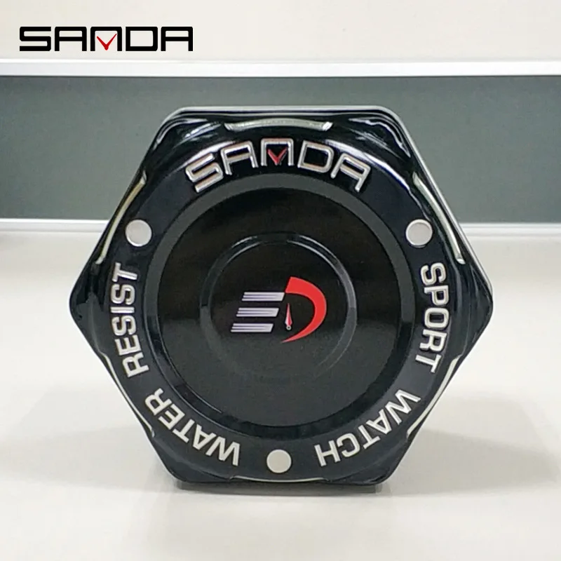 SANDA Original Brand Box Hot Exquisite Hexagonal Tin Box