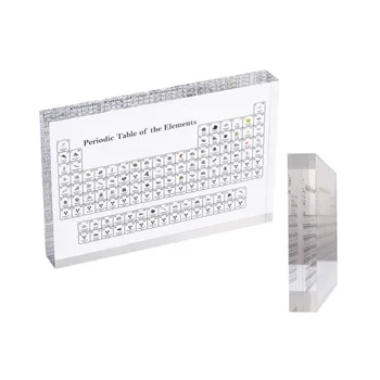 

Acrylic Periodic Table Display Kids Teaching School Day Teacher's Day Birthday Gifts Periodic Table Display with Printed Element