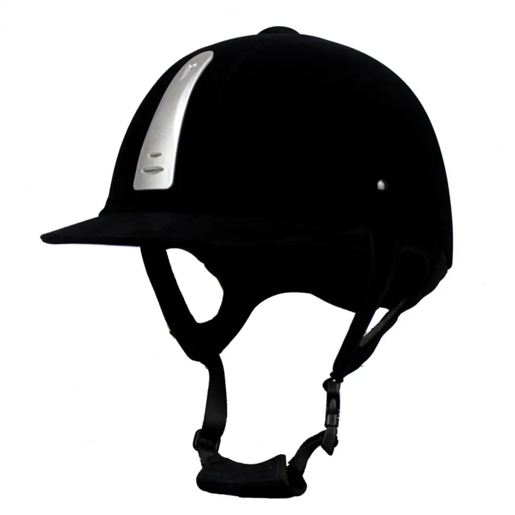 2021 Hight-quality Equestrian Helmet Unisex Classic Velvet Horse Riding Helmet Horse Equipment Cycling Helmet Protection Caps