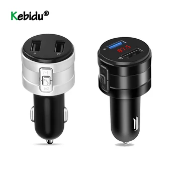 

Handsfree Bluetooth 4.2 FM Transmitter Modulator Car Charger 2.1A Dual USB Adapter Car MP3 Player Wireless Audio Receiver U-disk