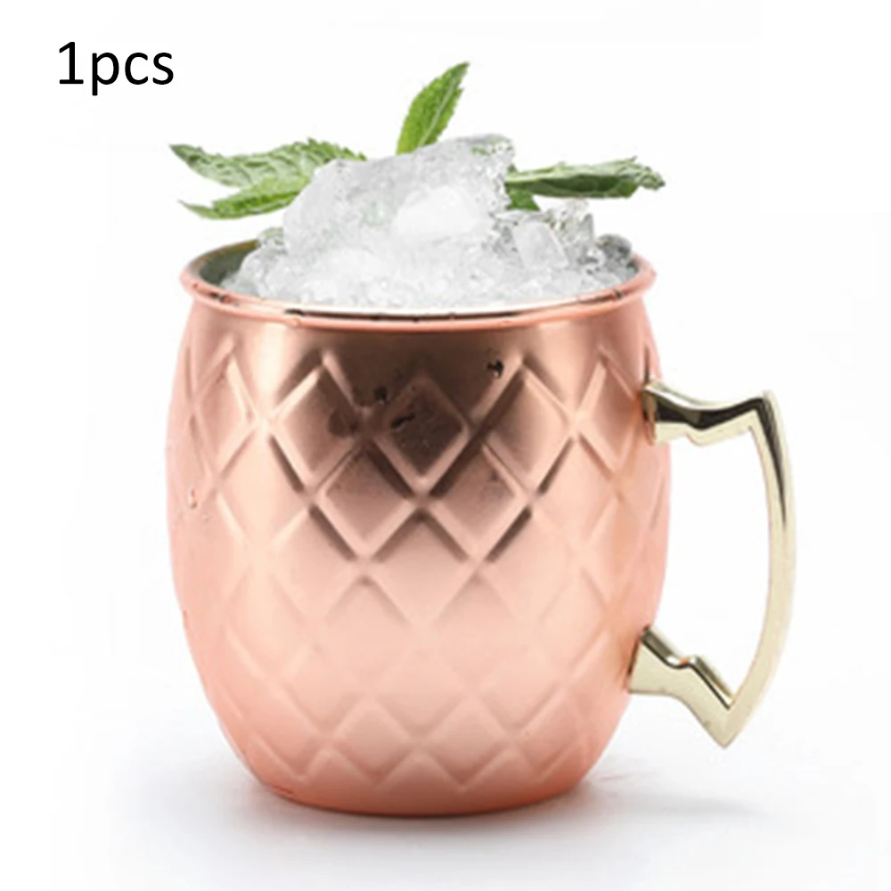 M R 550ml 1PC 550 мл, 1/4 шт, 18 унций, забитая медь, покрытая медным покрытием, кружка, кружка для пива, кофейная чашка, кружка с медным покрытием, чашки для путешествий - Цвет: M R 550ml 1PC