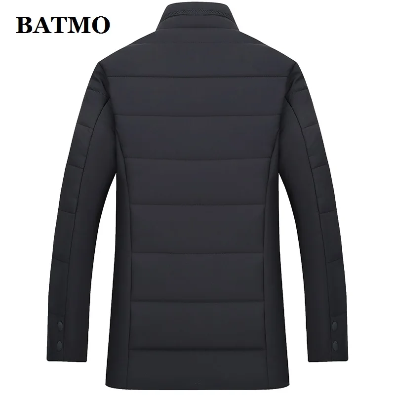 BATMO Новое поступление зимние белые куртки-пуховики для мужчин, мужские повседневные пуховики, парки для мужчин A-12