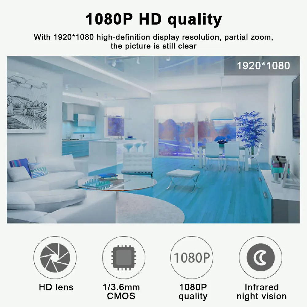 Безопасная Wifi ip-камера офисный телефон DVR DV 1080P HD инфракрасное ночное видение детский монитор беспроводная видеокамера беспроводная WiFi камера