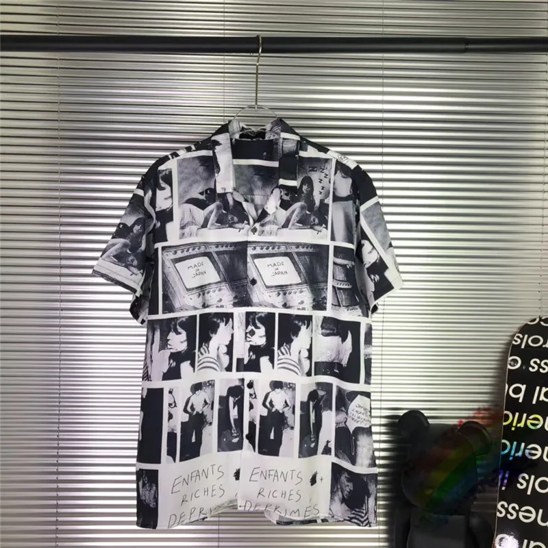 Summer Style ERD Shirt Men Women 1:1 High-Quality Streetwear Cartoon print Top Tees E.R.D Shirts Summer Style ERD Shirt Men Women 1:1 High-Quality Streetwear Cartoon print Top Tees E.R.D Shirts