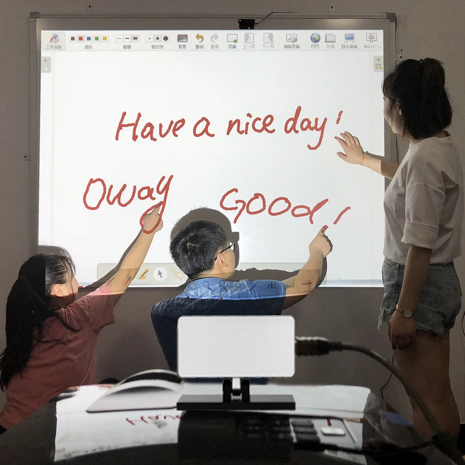 writing on whiteboard