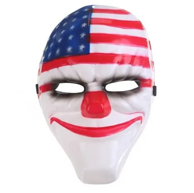 Маска для вечевечерние Payday 2 Джокер пейдэй маски страшных ограждений