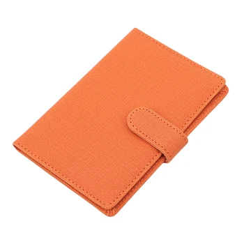 

1pc Fashion PU Leather Travel Portable Passport Holder Card Case Solid Color Passport Protective Sleeve Passport Cover