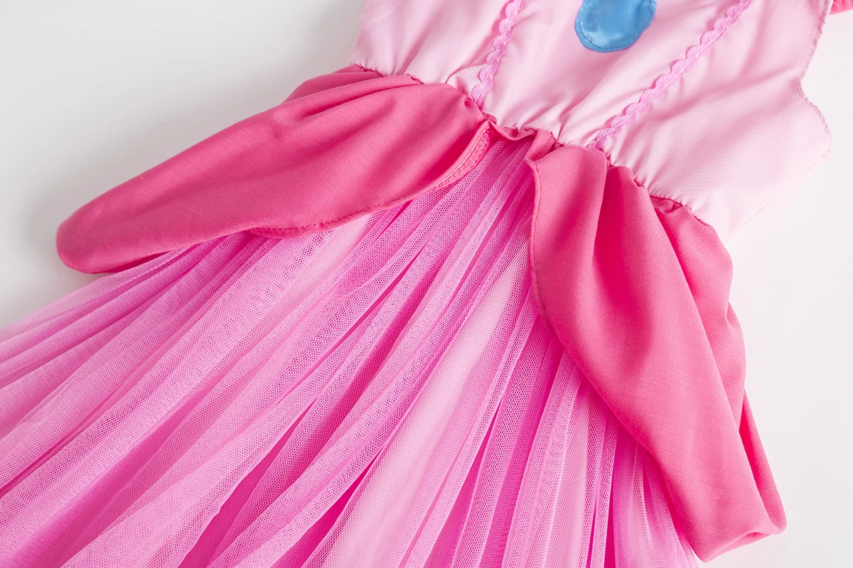 Princess Peach costume Princess Daisy costume dresses inspired Tutu Dress Birthday Outfit Halloween Costume tutus