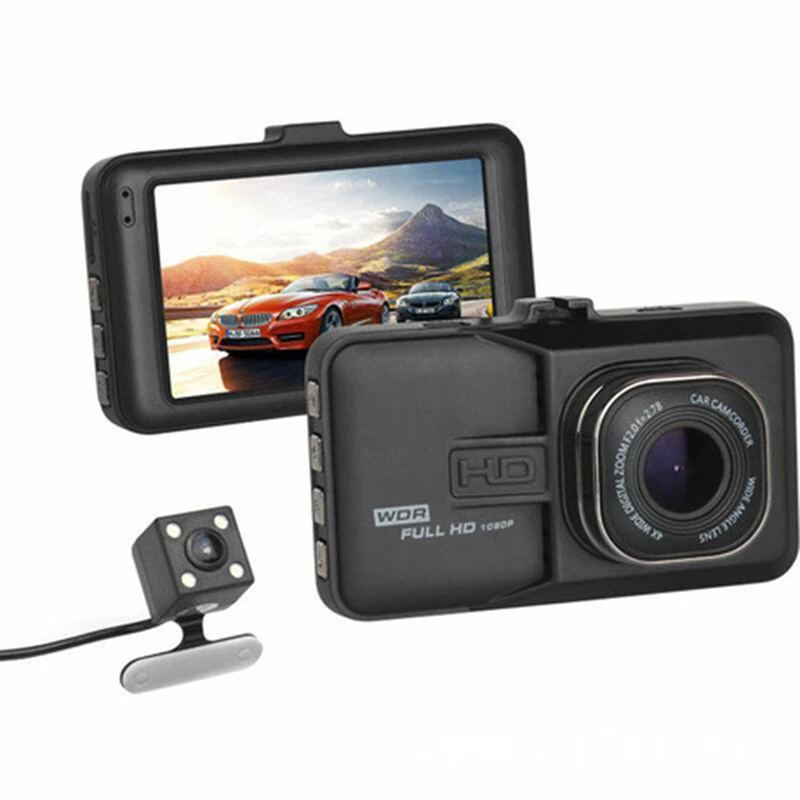 3-дюймовый Q30 Высокое разрешение 1080P 1200 Мега автомобиля Регистраторы DVR Ночное видение с широкий ангел 170 ° Dash Cam