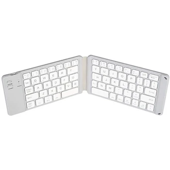 

Mini Bluetooth Keyboard Foldable Bluetooth 3.0 Folding Keyboard Wireless Keypad for Phone Laptop Gaming Keyboard