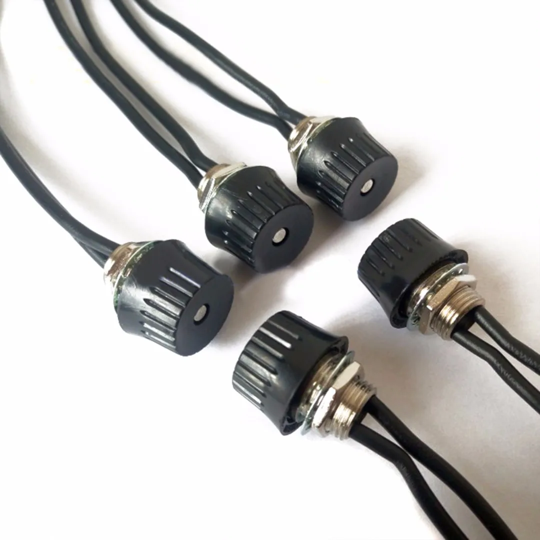5pcs Rotary Stye Single Pole On/off Canopy Switches With Two 4" 18awg