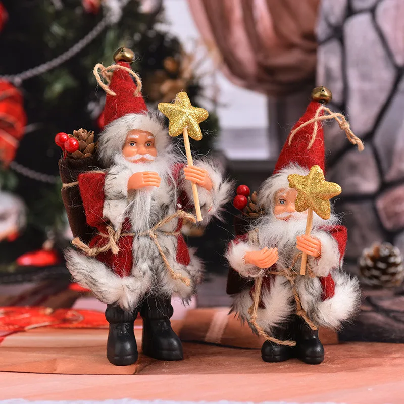 Рождественское украшение Санта Клаус кукла игрушка Рождественская елка украшения Украшение изысканное для дома Рождество Счастливый год подарок
