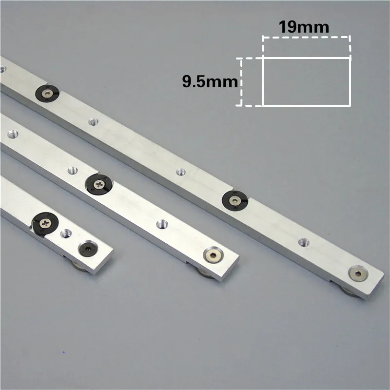 Alliage d'Aluminium Bar Slider T Track T-SLOT Slider claveaux pour table scie jauge Alliage d'Aluminium Bar Slider T Track T-SLOT Slider claveaux pour table scie jauge