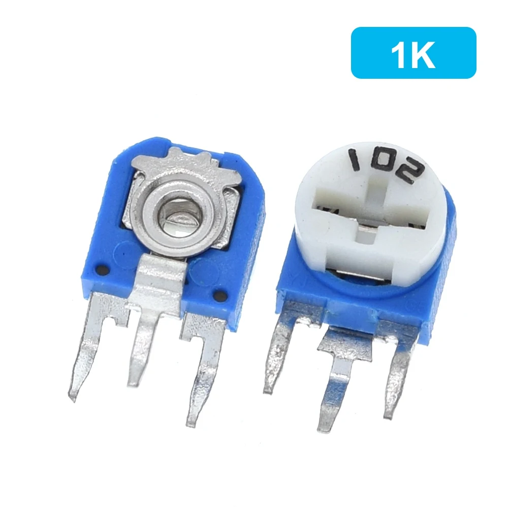 1pc Rm063 Rm-063 100 200 500 1k 2k 5k 10k 20k 50k 100k 200k 500k 1m Ohm Trimpot Trimmer Potentiometer Variable Resistor