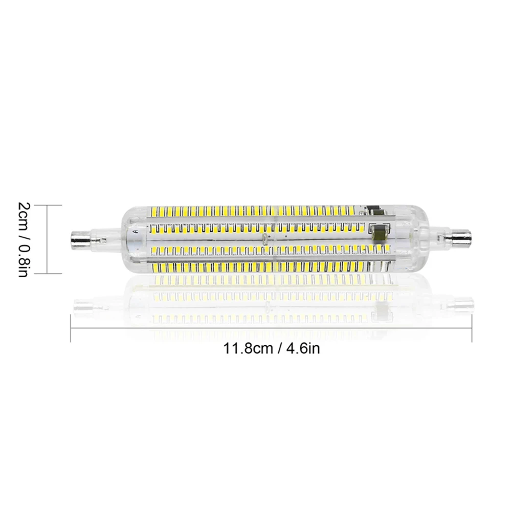 Ampoule СВЕТОДИОДНЫЙ R7S 78 мм 118 мм кремниевый светодиодный светильник, излучающий диодный Точечный светильник 10 Вт 15 Вт R7S светодиодный Bombillas Высокий люмен 220 в 230 В