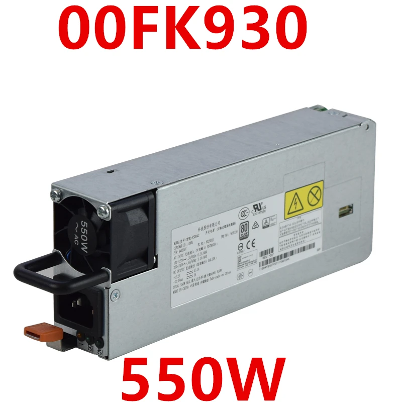 Новый блок питания для Lenovo IBM X3650M5 X3550M5 X3500M5 550W 00FK930|Блоки компьютеров| |
