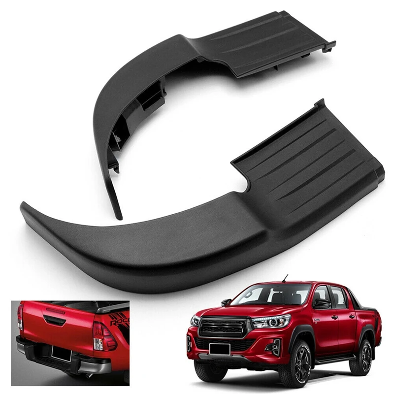 Pedana Paraurti Posteriore Nera Per Toyota Hilux Revo Rocco 2015 -2019