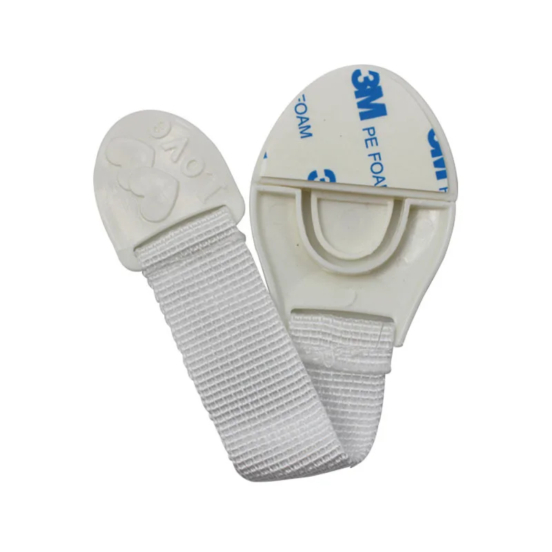 

Child Lock-out Feature Drawer Ribbon Safety Lock Baby Anti-Clip Hand Woven Belt Baby Safety Lock