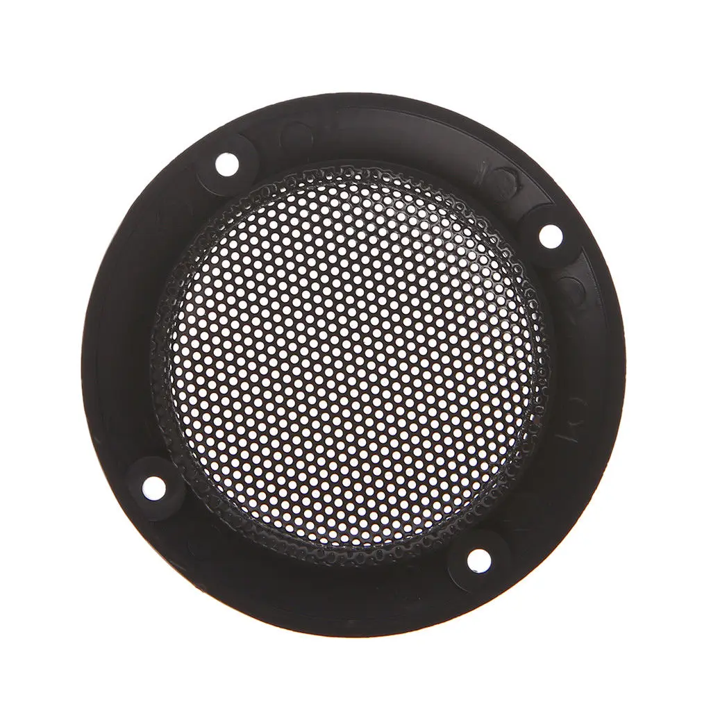 

2 Inch Speaker Black Covers Enclosure Net Protective 8 screws 2PCS Grill Universal Replacement Parts