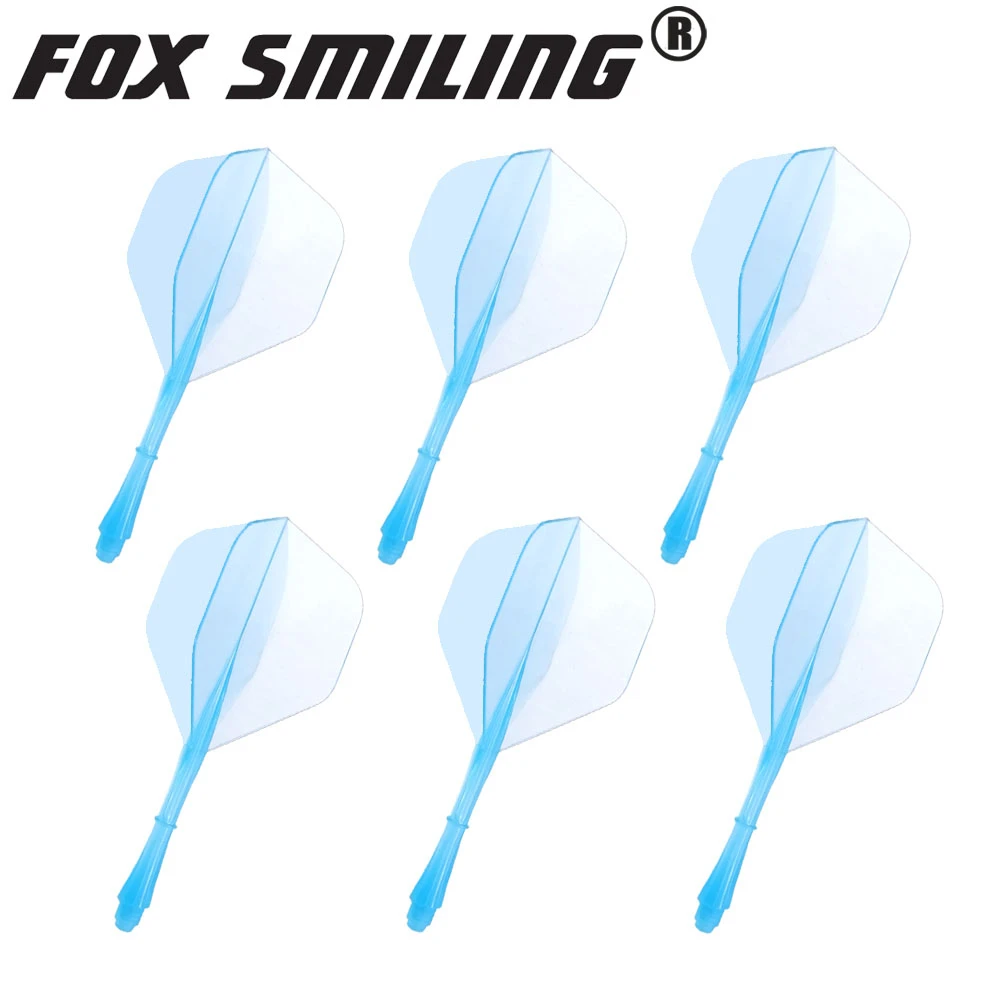 Blue 6pcs 6 шт. профессиональное оперение для Дротика и валов 2BA винт мягкий в-одном Дартс полёт прочный анти-осень хорошее качество - Цвет: Blue 6pcs