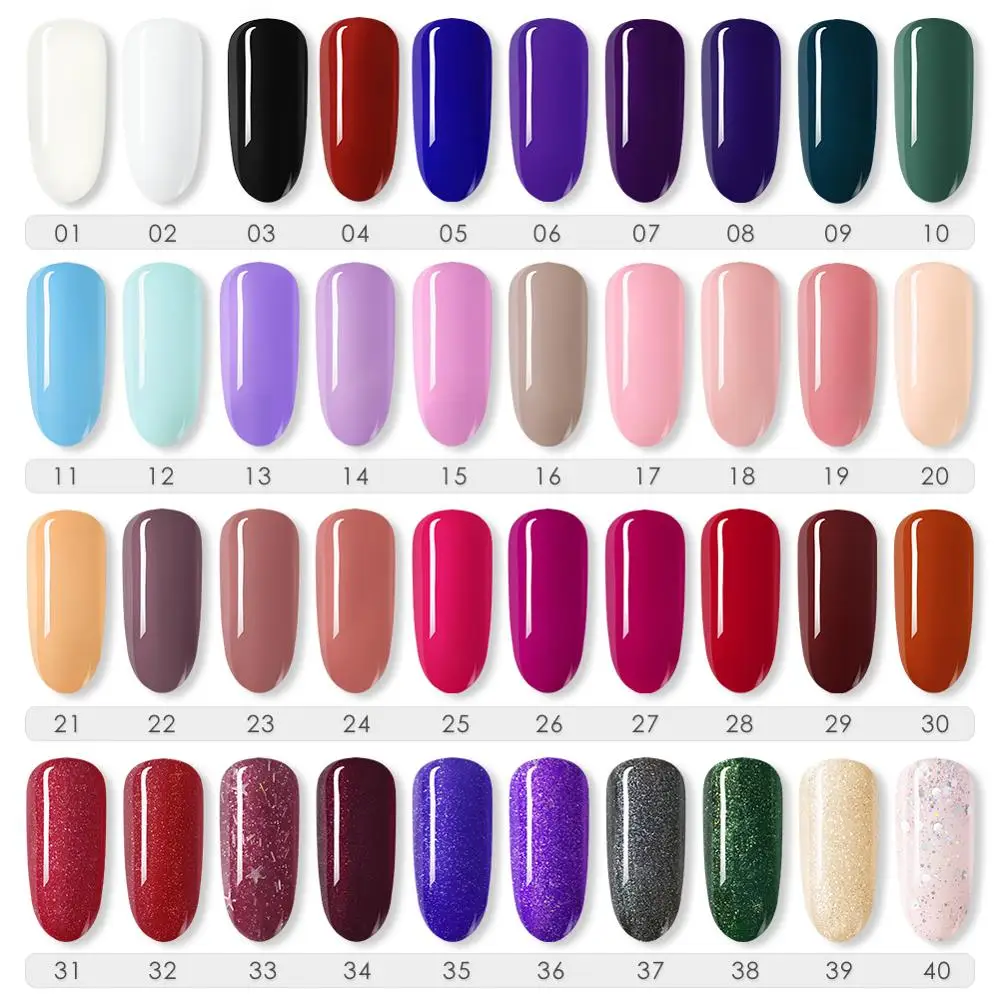 10PC Gel Nail Polish Set 8ml Gel Polish Nail Kit UV Gel Set For Gel Varnish Manicure Set UV For Nail Art UV Gel Nail Polish