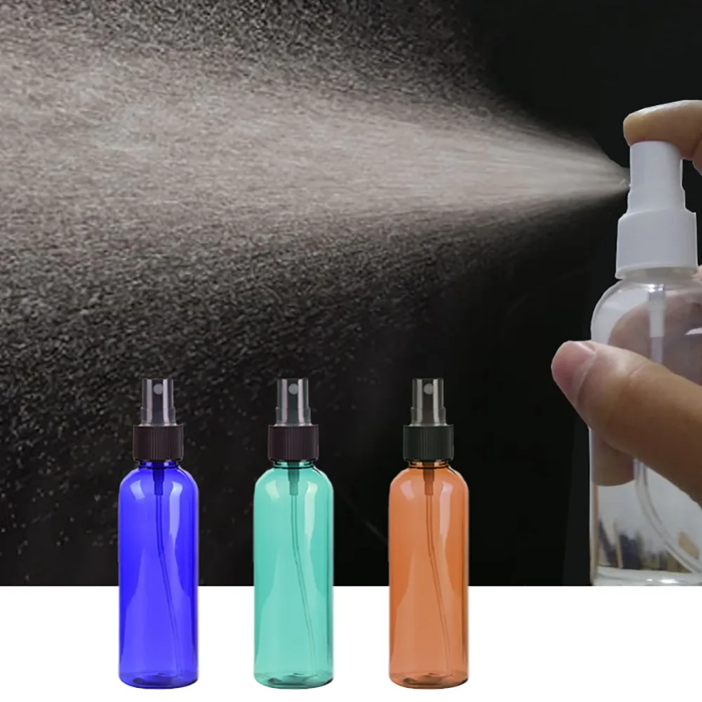 

1pc 100mL Travel Refillable Bottles Clear Plastic Perfume Atomizer Empty Spray Bottle Makeup Bottle Wholesale Available