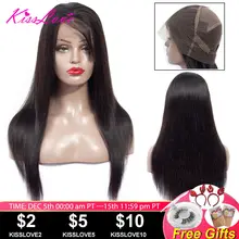 Бразильские парики из натуральных волос на кружевной основе для женщин, средний коэффициент remy, прямые волосы, парик с детскими волосами, натуральные волосы