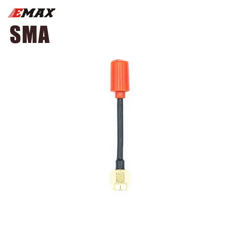 Оригинальная антенна EMAX 50 мм 5 8G 3dBi FPV RHCP/LHCP SMA/MMCX угол для гоночного дрона