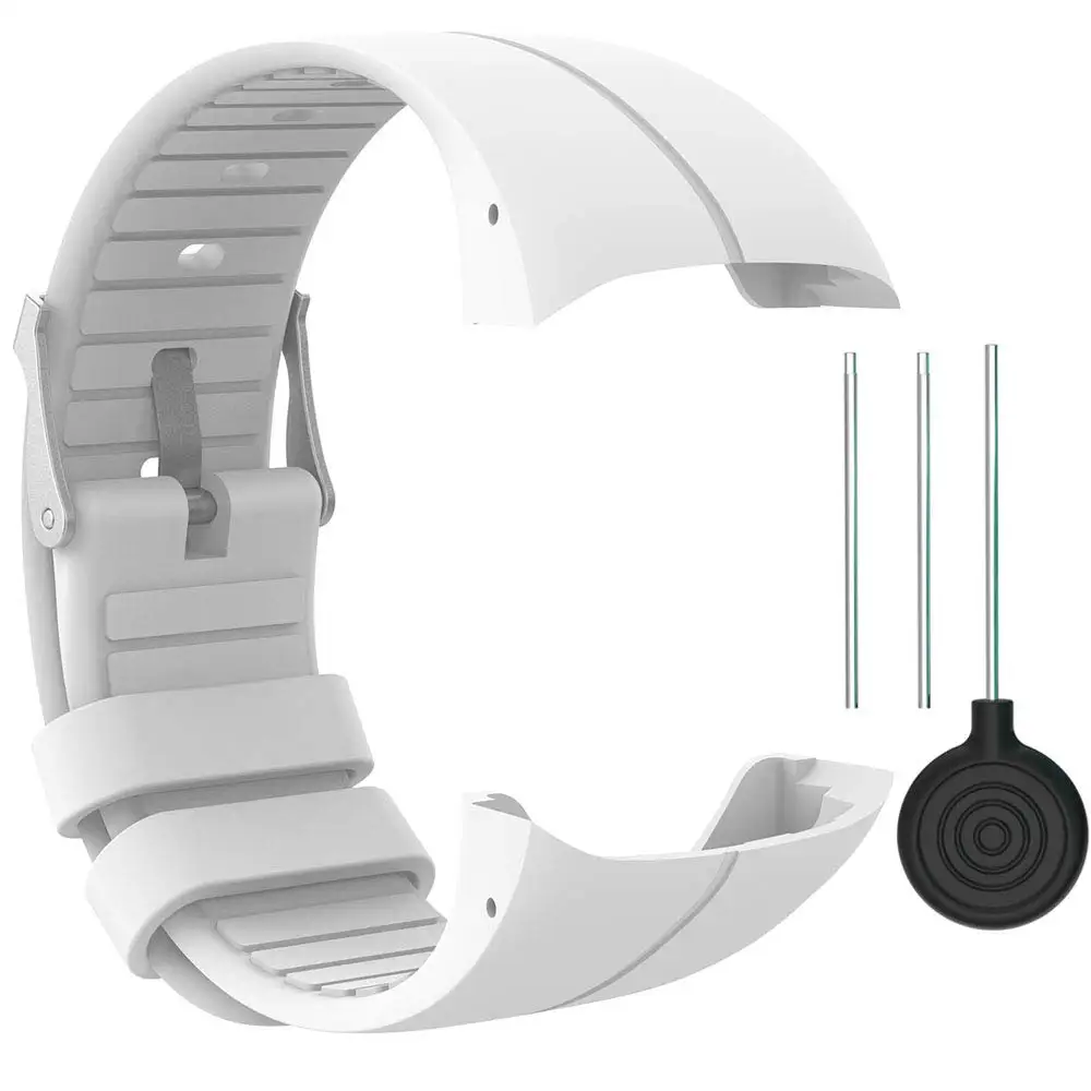White AWINNER силиконовый браслет ремешок для Polar M400 M430 gps спортивные Смарт-часы сменный ремешок для часов браслет ремешок для часов - Цвет: White