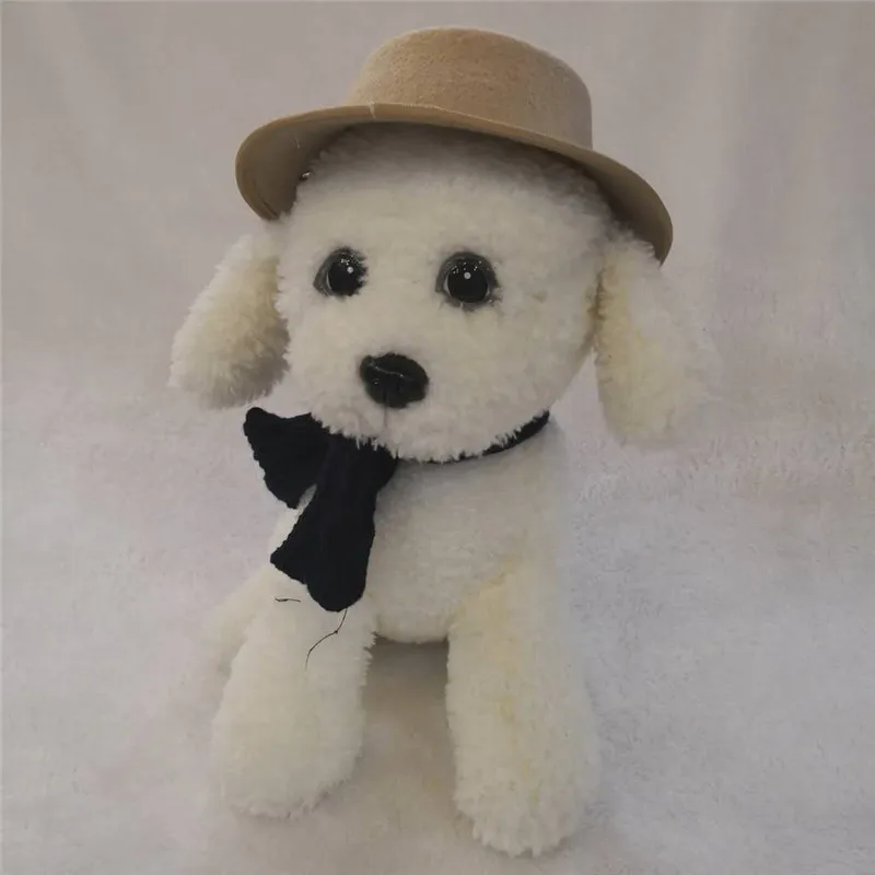 

Universal Pet Dog Cap Flat Caps round Cap Bucket Hat Hard Solid Color Hot Selling