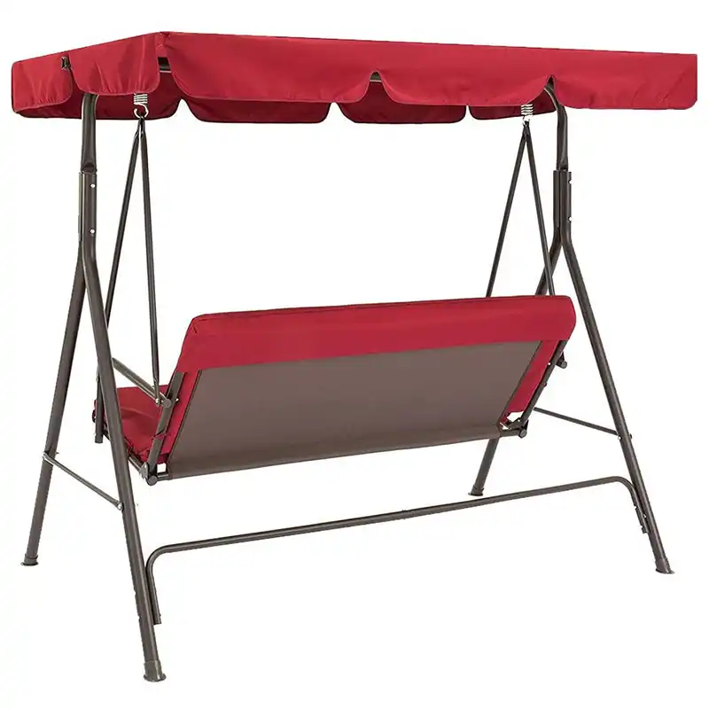 Silla columpio para terraza 2 unids/set silla de jardín Universal a prueba de polvo 3 plazas cubierta al aire libre (rojo)|Patio Swings| - AliExpress