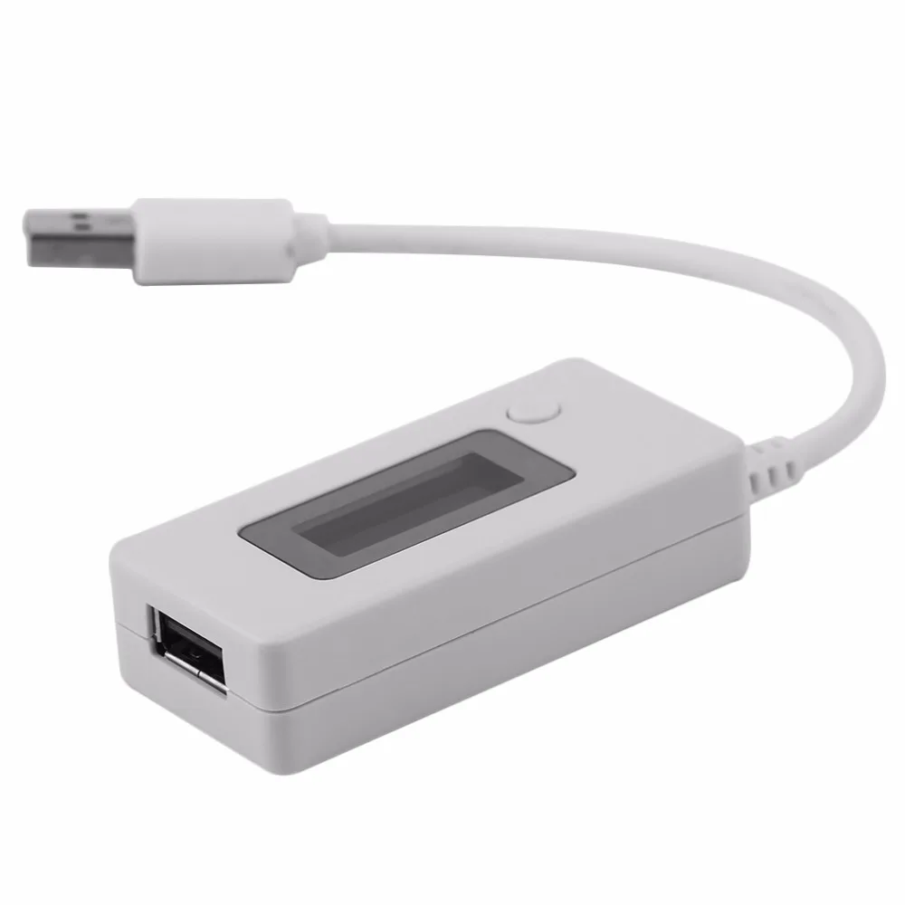 ЖК-дисплей USB мини тестер напряжения и тока детектор мобильный тестер мощности питания KCX-017 горячая распродажа