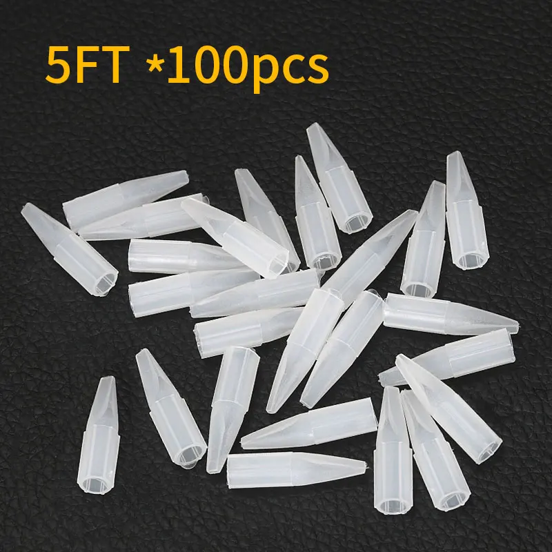 100 шт. одноразовые насадки иглы для перманентного макияжа|tattoo needle cap|tattoo needlesneedles