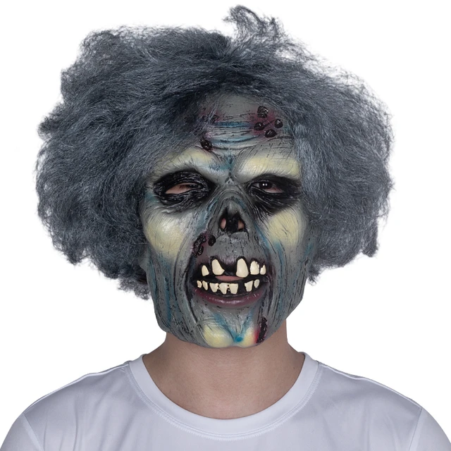 Máscara de zumbi halloween andando morto maquiagem festa horror
