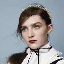 Золотая корона принцессы из страз ободок для волос для женщин и девочек, свадебная повязка на голову, жемчужные кристаллы, ювелирные изделия для волос, аксессуары F0864