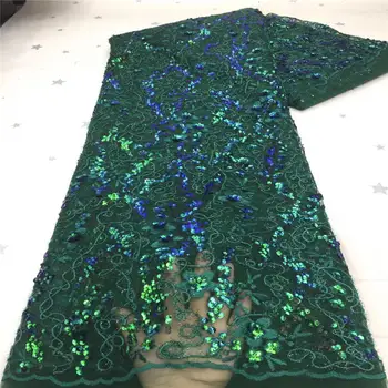 

Peach Color African Sequins Lace Fabric 2020 Net Lace Fabric Glitter Sequin Tulle Fabric Embroidery Lace For Wedding F4108