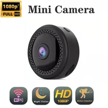 

Mini WiFi IP Camera HD 1080P Recorder Night Vision Sensor DVR Small Cam Motion Detection Wireless Smart Home Micro W12 Camcorder