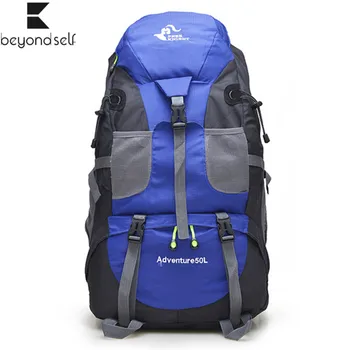 

Outdoor Backpack Foldable Skin Pack Backpack Nylon Waterproof Men Riding Sports Women Travel Mountaineering Package 50L FK0396