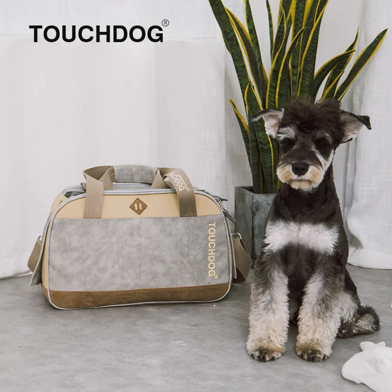 Рюкзак Touchdog для собак и кошек, сумка через плечо, искусственная кожа, gato negro bao, легко выезжать
