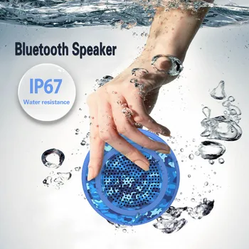 

IPX7 Waterproof Outdoor Bluetooth Speaker Swimming Floating Portable Mini Speaker Wireless 5W with Microphone and TWS for Beach