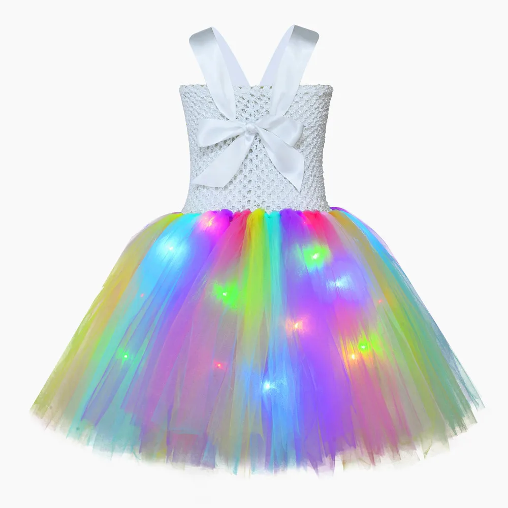 Christmas Unicorn Glowing Dress With LED Lights