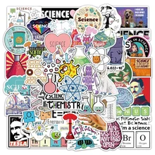 

10/30/50PCS Cartoon Lab Supplies Stickers Science Graffiti Stickers Luggage Stickers Waterproof School Supplies Wholesale