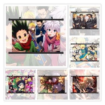 

Hunter x Hunter Gon Killia Kurapika Hisoka Anime Manga HD Print Wall Poster Scroll