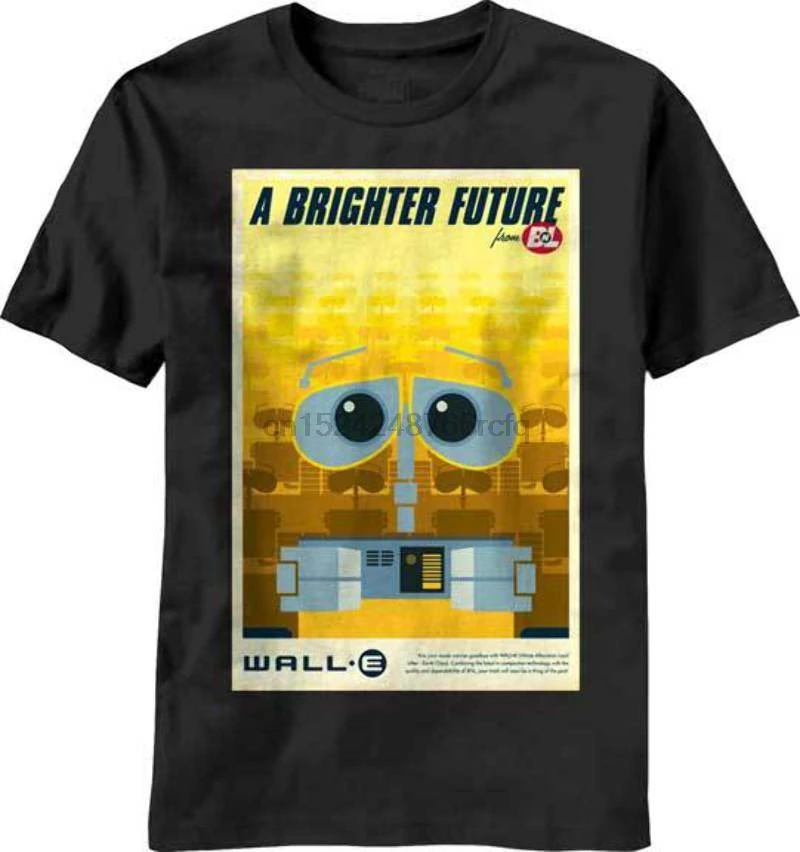 Официальная Wall-E-A Brighter футболка Future by Pixar новая Лицензированная Merch ALL SIZE | Мужская