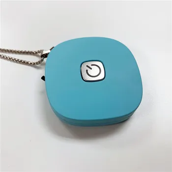 

2Pack Personal Air Purifier Necklace Wearable,Mini Portable Air Freshner Ionizer Negative Ion Generator Low Noise