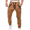 Pantalones de chándal informales para hombre, ropa deportiva masculina con múltiples bolsillos, sólido Delgado, estilo Hip Hop, pantalones de lápiz Harem ► Foto 2/6