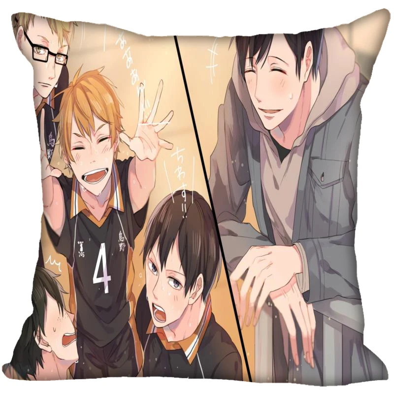 Милый чехол для подушки в стиле Аниме Haikyuu, современный домашний декоративный чехол для подушки 35x35 см, 40X40 см(с одной стороны), чехол для подушки для гостиной - Цвет: 14